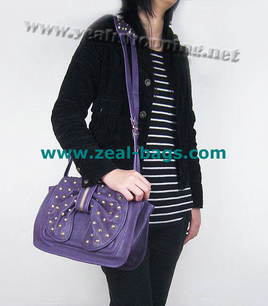 Cheap 3.1 Phillip Lim Edie Bow Studded Bag Purple Replica